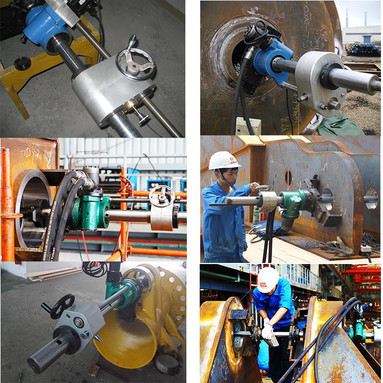 Portable inline Boring Overlay Rotary Welding flange Facing machine12